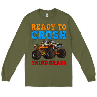 Army Green ready to crush third grade Long Sleeve Tee - Artiststas
