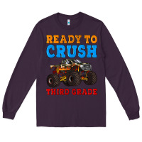 Plum ready to crush third grade Long Sleeve Tee - Artiststas