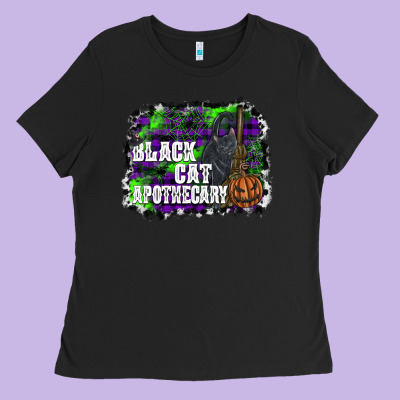 Black Cat Apothecary Ladies Tee Designed By Sublimationcraftshop