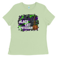 Matcha black cat apothecary Ladies Tee - SublimationCraftShop