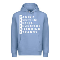 Colony Blue resist   political resistance Premium Hoodie - baoMotion