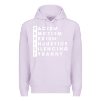 Lilac resist   political resistance Premium Hoodie - baoMotion
