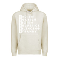 Oatmeal Heather resist   political resistance Premium Hoodie - baoMotion