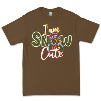 Cacao T am SNOW CUTE Premium Tee - CowhideDigitalArt
