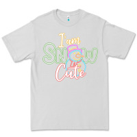Dove Grey T am SNOW CUTE Premium Tee - CowhideDigitalArt