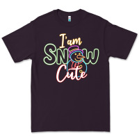 Plum T am SNOW CUTE Premium Tee - CowhideDigitalArt