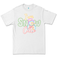 White T am SNOW CUTE Premium Tee - CowhideDigitalArt