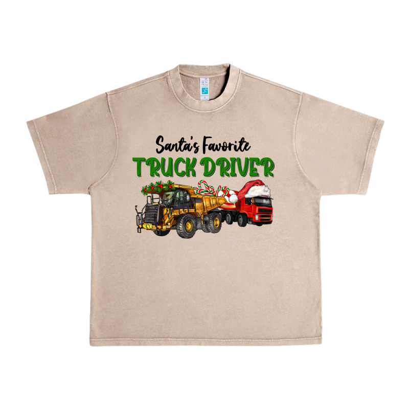 Santa's Favorite Truck Driver Urban Heavy Tee by LillyAllenDesigns | Teevron