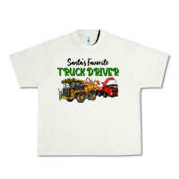 Pistachio Santa's Favorite Truck Driver Urban Heavy Tee - LillyAllenDesigns
