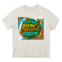 Cream football is my favorite season tumbler Heavy Core Tee - BundleAndBundleShop