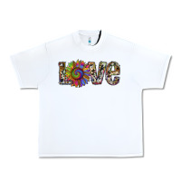 White tie dye sunflower love Urban Heavy Tee - RanaPortraitStore