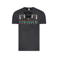 Vintage Black no perfect just forgiven Vintage Tee - CowhideDigitalArt