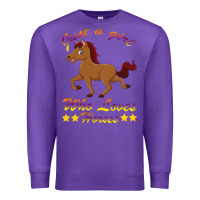 Purple Just a girl who loves horses Premium Sweatshirt - Bettercallsaul