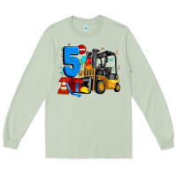 Matcha forklift birthday five Long Sleeve Tee - Artiststas