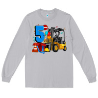 Moon Dust forklift birthday five Long Sleeve Tee - Artiststas