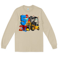 Mushroom forklift birthday five Long Sleeve Tee - Artiststas