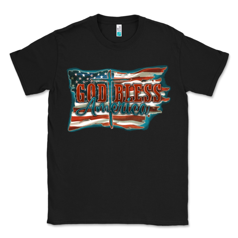 God Bless America Classic Tee by FaDigitalArtStudio | Teevron