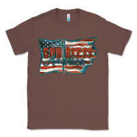 Chestnut God Bless America Classic Tee - FaDigitalArtStudio