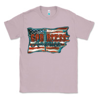 Lilac God Bless America Classic Tee - FaDigitalArtStudio