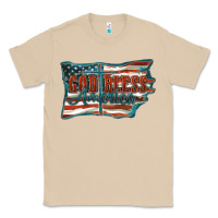 Mushroom God Bless America Classic Tee - FaDigitalArtStudio
