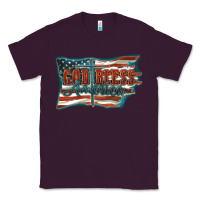 Plum God Bless America Classic Tee - FaDigitalArtStudio