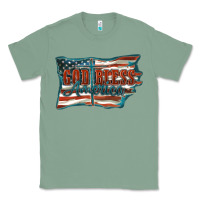 Sage God Bless America Classic Tee - FaDigitalArtStudio
