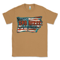 Toasted Coconut God Bless America Classic Tee - FaDigitalArtStudio