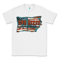 White God Bless America Classic Tee - FaDigitalArtStudio