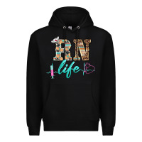 Black western nurse rn  life Premium Hoodie - BarkalooDesign