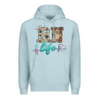 Blue Mist western nurse rn  life Premium Hoodie - BarkalooDesign