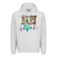 Dove Grey western nurse rn  life Premium Hoodie - BarkalooDesign