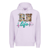 Lilac western nurse rn  life Premium Hoodie - BarkalooDesign