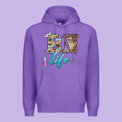 Western Nurse Rn  Life Premium Hoodie Designed By Barkaloodesign