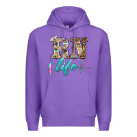 Purple western nurse rn  life Premium Hoodie - BarkalooDesign