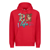 Red western nurse rn  life Premium Hoodie - BarkalooDesign