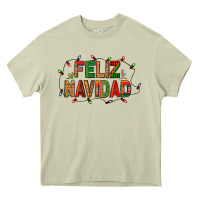 Mossy Feliz Navidad Heavy Core Tee - BundleAndBundleShop