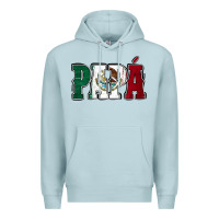 Blue Mist Mexican Flag Papá Premium Hoodie - Jasminsmagicworld