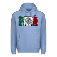 Colony Blue Mexican Flag Papá Premium Hoodie - Jasminsmagicworld