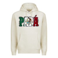 Oatmeal Heather Mexican Flag Papá Premium Hoodie - Jasminsmagicworld