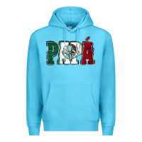 Ocean Blue Mexican Flag Papá Premium Hoodie - Jasminsmagicworld