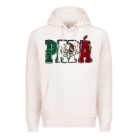 Pale Pink Mexican Flag Papá Premium Hoodie - Jasminsmagicworld