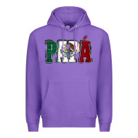 Purple Mexican Flag Papá Premium Hoodie - Jasminsmagicworld