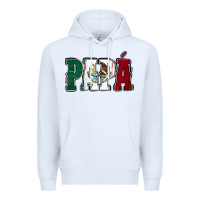 White Mexican Flag Papá Premium Hoodie - Jasminsmagicworld