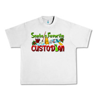 Lunar Rock Santa's Favorite Custodian Urban Heavy Tee - LillyAllenDesigns