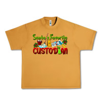 Peanut Butter Santa's Favorite Custodian Urban Heavy Tee - LillyAllenDesigns