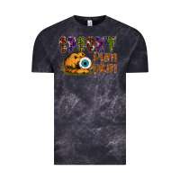 Cloud Black spooky pumpkin Vintage Tee - SublimationCraftShop
