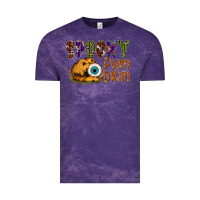 Cloud Purple spooky pumpkin Vintage Tee - SublimationCraftShop