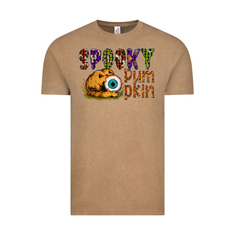 Spooky Pumpkin Vintage Tee by SublimationCraftShop | Teevron