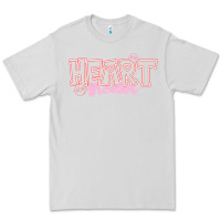 Dove Grey Heart Breaker Valentine Premium Tee - CowhideDigitalArt