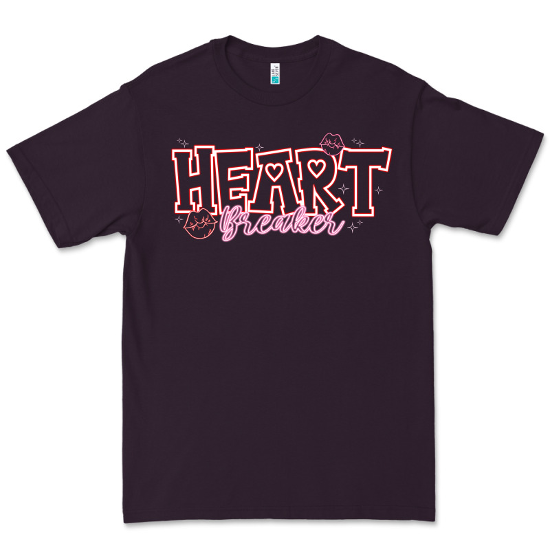 Heart Breaker Valentine Premium Tee by CowhideDigitalArt | Teevron